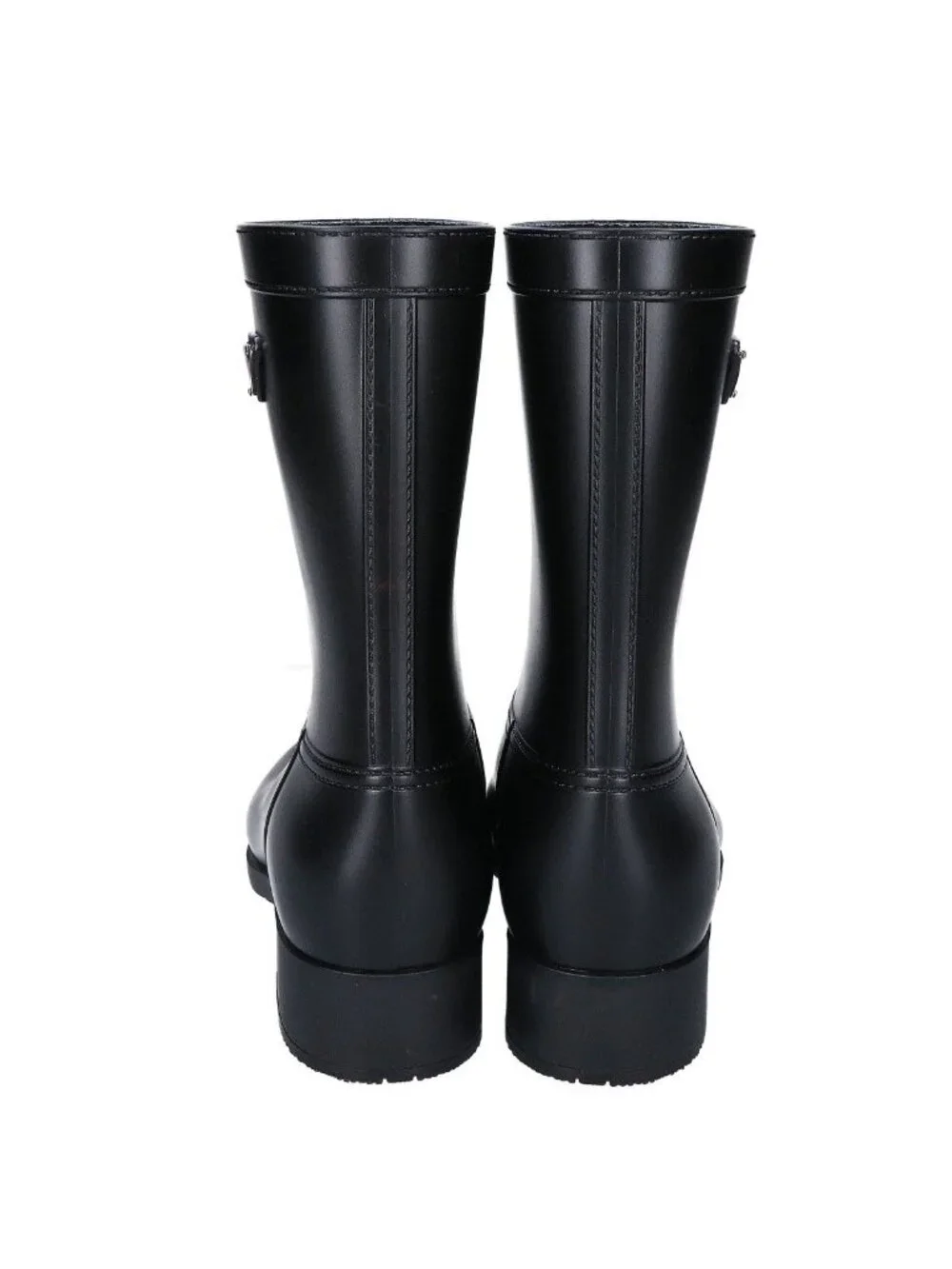 Prada Triangle Logo Rain Boots